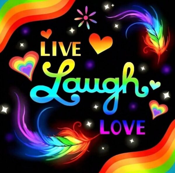 Live&Laugh&Love 30x30 cm (25x25)