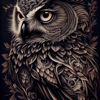 TELLIMISEGA! Öökull 40x50 cm