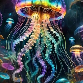 Meduus 30x40 cm (25x35)