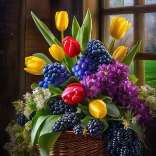 TELLIMISEGA! Tulbid 50x80 cm