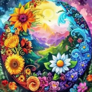 Lilled 40x40 cm (35x35)