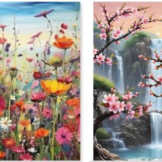 Kosk&Õied ja Lilled 30x40 cm (25x35)(komplektis 2tk)