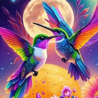 Linnud 30x40 cm (25x35)