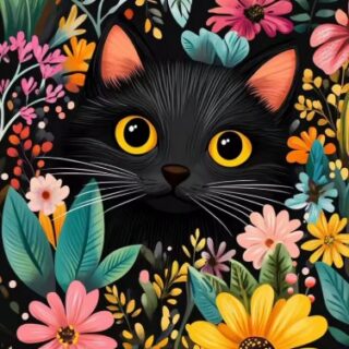 MustKass&Lilled 30x40 cm (25x35)