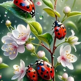 Lepatriinud 30x40 cm (25x35)