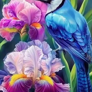 Lind&Iris lilled 30x40 cm (25x35)