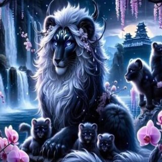 Lõvid 30x40 cm (25x35)