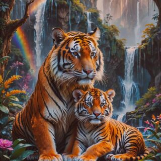 TELLIMISEGA! Tiigrid 60x70 cm