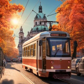 Tramm 30x40 cm (25x35)