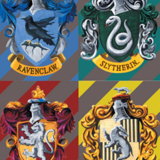 4 pildid komplektis *harry potter vapid*