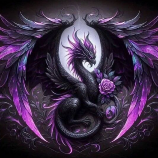 Draakon 30x30 cm (25x25)