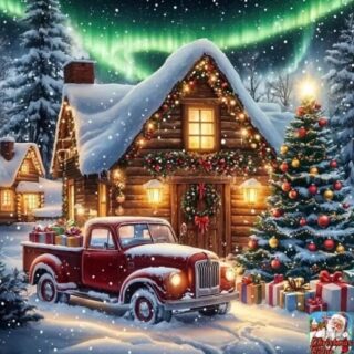 Jõulumaja 30x30 cm (25x25)