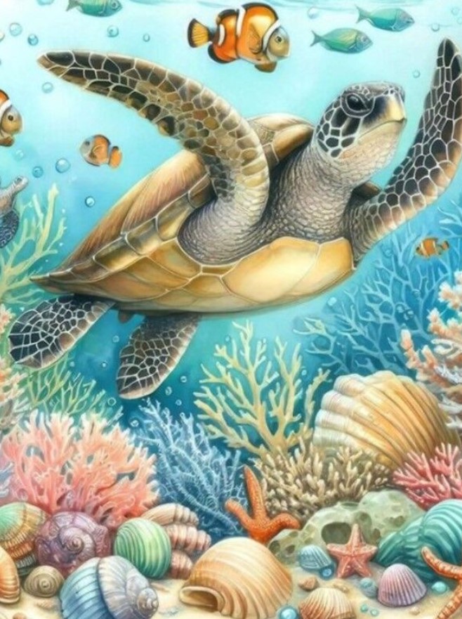 Kilpkonn 30x40 cm (25x35)