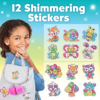 KOHE OLEMAS. 12 kleebised loomad