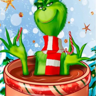 Grinch 30x40 cm (25x35)