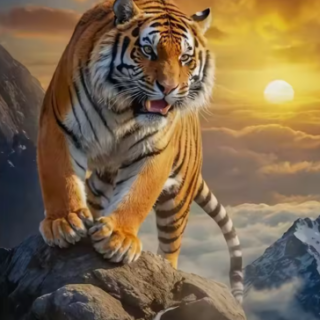 Tiiger 30x40 cm (25x35)