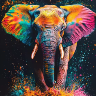 Elevant 30x40 cm (25x35)