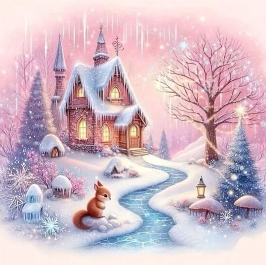 Talvine pilt 30x30 cm (25x25)