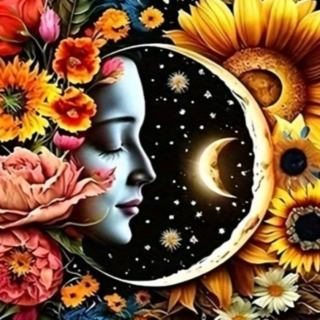 Naine&Kuu 30x30 cm (25x25)