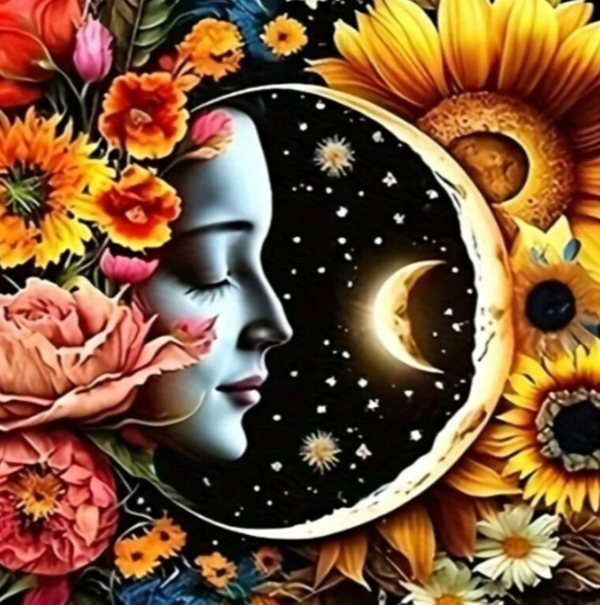 Naine&Kuu 30x30 cm (25x25)