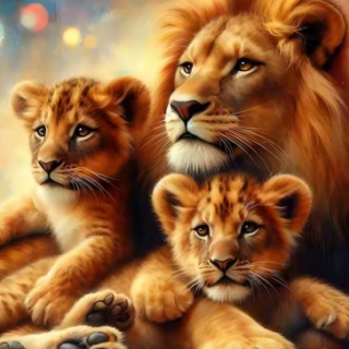 Lõvi&Pojad 30x40 cm (25x35)