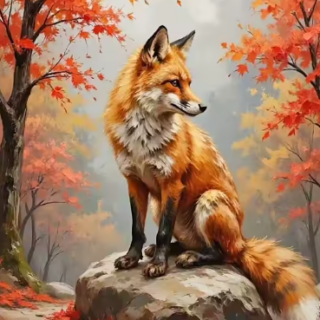 Rebane 30x40 cm (25x35)