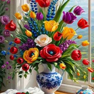 Suvelilled 30x40 cm (25x35)