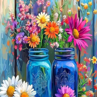 Suvelilled 30x40 cm (25x35)