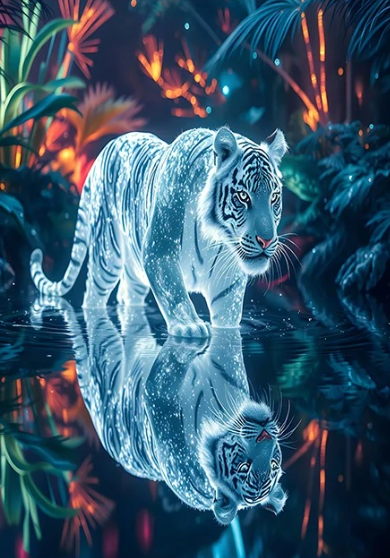 Tiiger 30x40 cm (25x35)