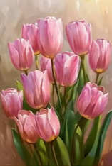 Tulbid 30x40 cm (25x35)