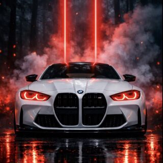 Bmw auto 30x40 cm