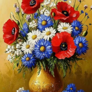 Suvelilled 30x40 cm (25x35)